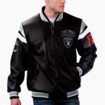 NFL Las Vegas Raiders Varsity Leather Jacket