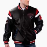 NFL Multi New England Patriots Varsity Leather Jacket