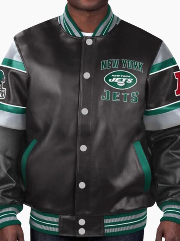NFL New York Jets Multi Leather Jacket