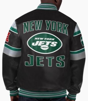NFL New York Jets Multi Leather Jacket