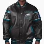 NFL Philadelphia Eagles Multicolor Leather Jacket