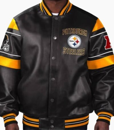 NFL Pittsburgh Steelers Leather Jacket