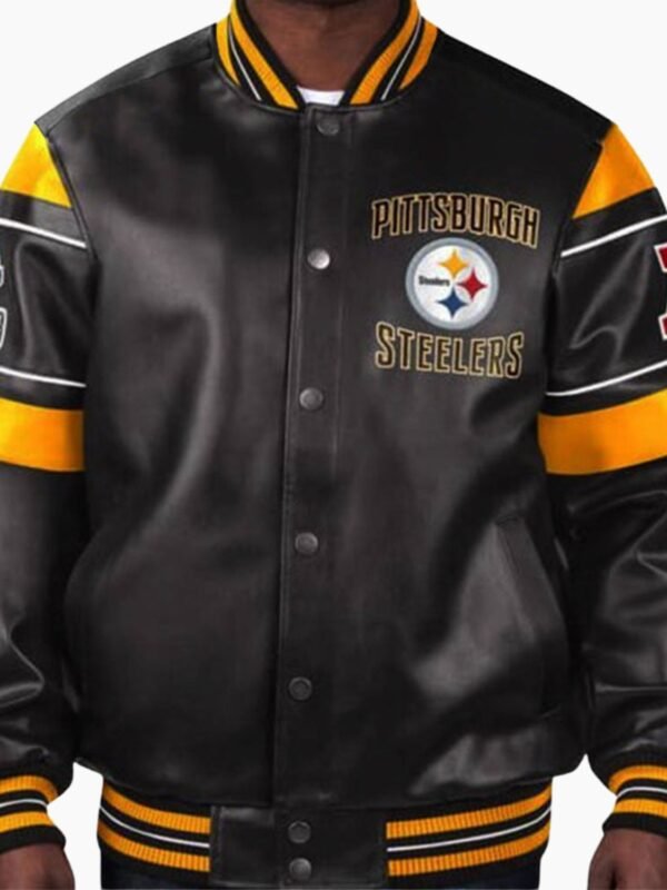 NFL Pittsburgh Steelers Leather Jacket