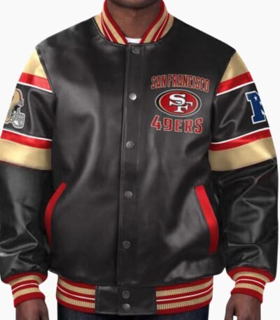 NFL San Francisco 49ers Multicolor Leather Jacket