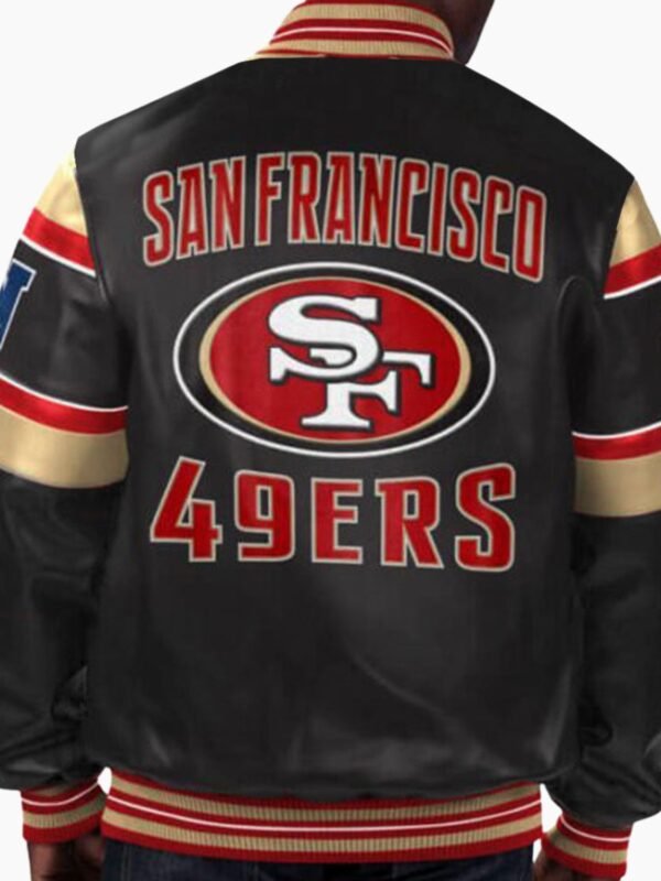 NFL San Francisco 49ers Multicolor Leather Jacket