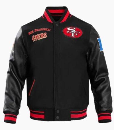 NFL San Francisco 49ers Retro Classic Ribbed Wool Varsity Jacket
