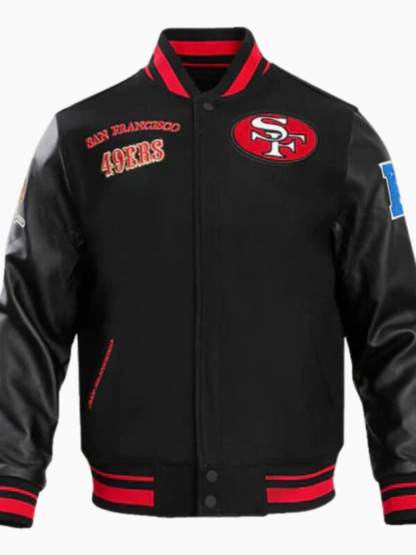 NFL San Francisco 49ers Retro Classic Ribbed Wool Varsity Jacket