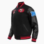 NFL San Francisco 49ers Retro Classic Ribbed Wool Varsity Jacket