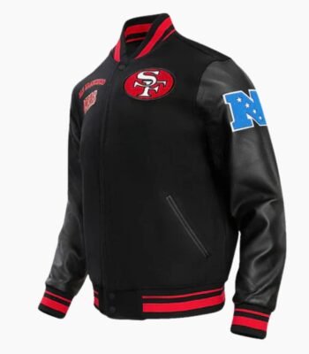 NFL San Francisco 49ers Retro Classic Ribbed Wool Varsity Jacket