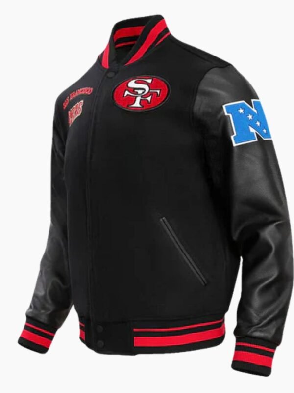 NFL San Francisco 49ers Retro Classic Ribbed Wool Varsity Jacket