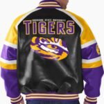 Sports LSU Tigers Defense Pleather Leather Varsity Jacket