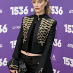 1536 Opening Night Margot Robbie Black Jacket