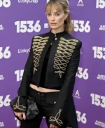 1536 Opening Night Margot Robbie Black Jacket