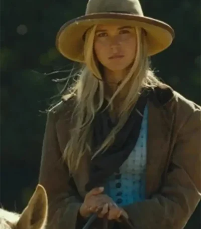 1883 Elsa Dutton Brown Trench Coat