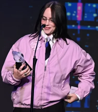 2026 Awards Billie Eilish Pink Jacket