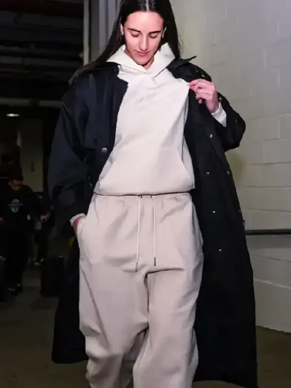 Fever VS Liberty Caitlin Clark Coat