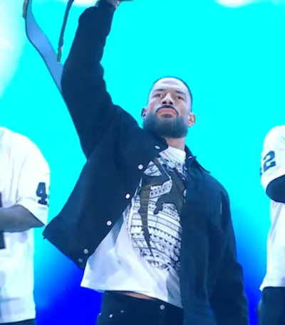 WWE Backlash Roman Reigns Black Cotton Jacket