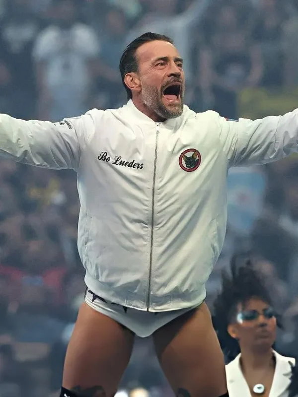WrestleMania 42 CM Punk White Jacket