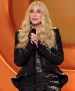 68th GRAMMY Awards 2026 Cher Black Leather Jacket