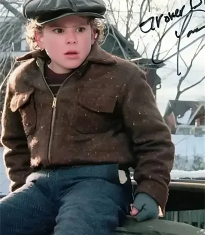 A Christmas Story Grover Dill Brown Jacket