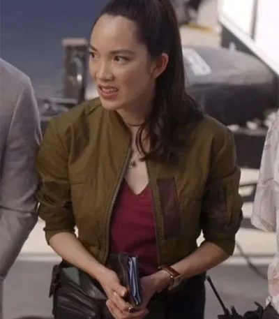 A Hollywood Christmas 2022 Jessika Van Green Jacket