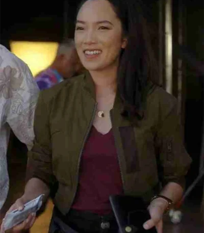 A Hollywood Christmas 2022 Jessika Van Green Jacket