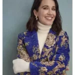 A Little Prayer 2023 Anna Camp Printed Coat