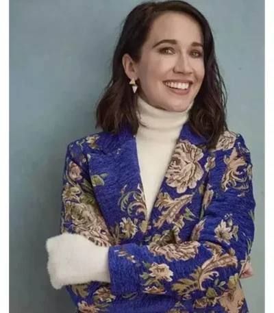 A Little Prayer 2023 Anna Camp Printed Coat