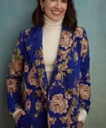A Little Prayer 2023 Anna Camp Printed Coat