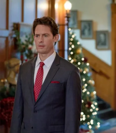A Not So Royal Christmas Will Kemp Grey Blazer