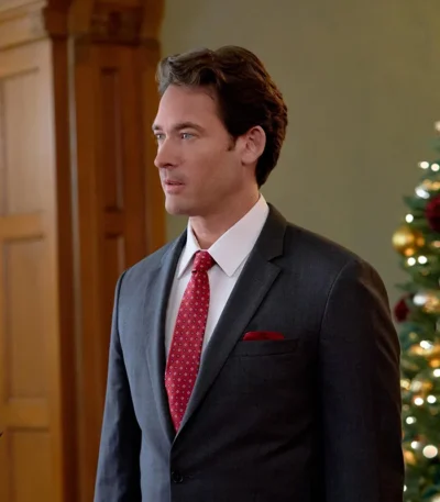 A Not So Royal Christmas Will Kemp Grey Blazer