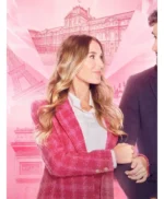 A Paris Proposal 2023 Anna Pink Coat