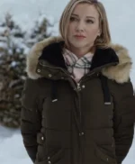 A Royal Christmas Crush Katie Cassidy Olive Jacket
