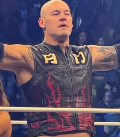 AEW Debut 2026 Bishop Dyer Leather Vest