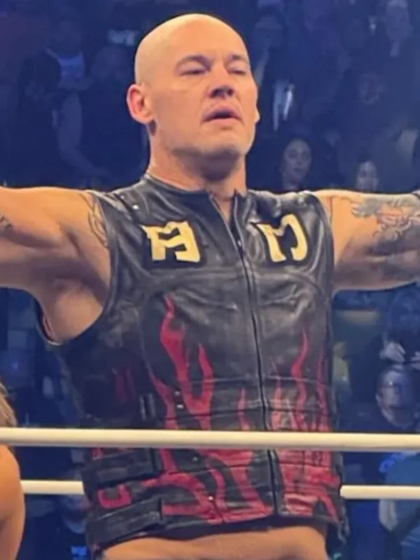 AEW Debut 2026 Bishop Dyer Leather Vest