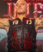AEW Debut 2026 Bishop Dyer Leather Vest
