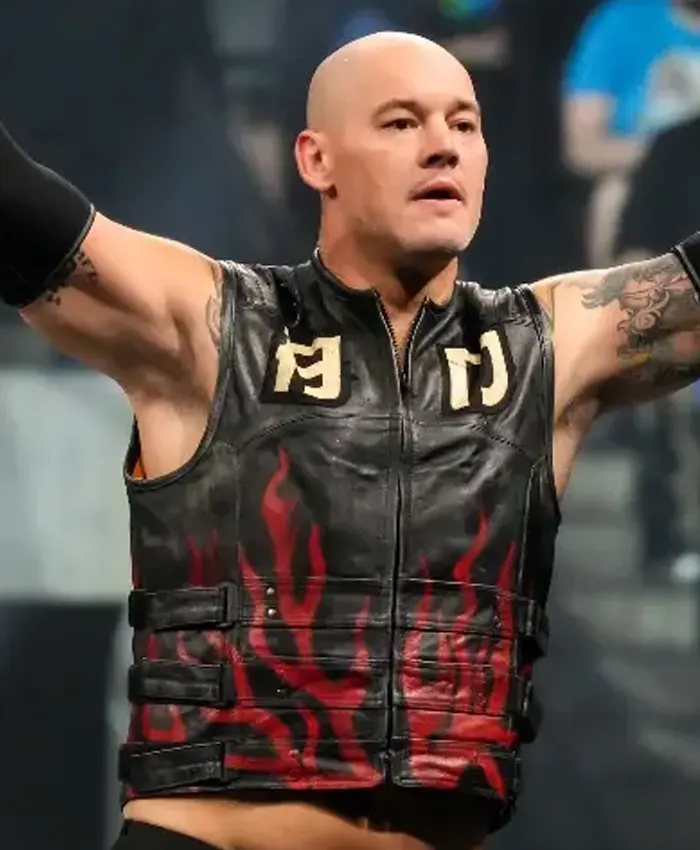 AEW Debut 2026 Bishop Dyer Leather Vest AEW Debut 2026 Bishop Dyer Leather Vest