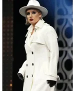 AEW Toni Storm White Trench Coat