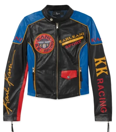 Aaliyah Babygirl Leather Motorcycle Jacket