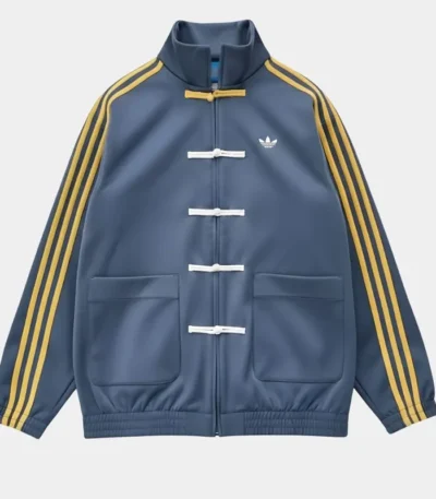 Adidas Chinese New Year Yellow Stripes Jacket