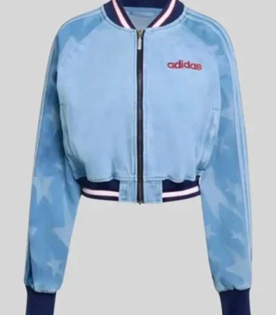 Adidas SST Blue Denim Varsity Jacket