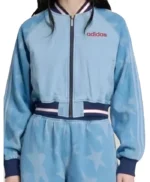 Adidas SST Blue Denim Varsity Jacket