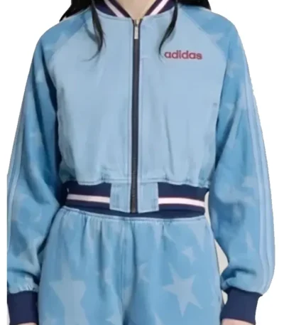 Adidas SST Blue Denim Varsity Jacket