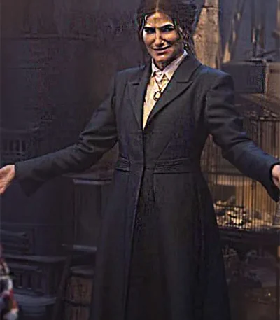 Agatha Harkness Agatha All Along 2024 Black Long Coat
