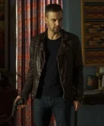 Agents of S.H.I.E.L.D S2 Lance Hunter Brown Leather Jacket