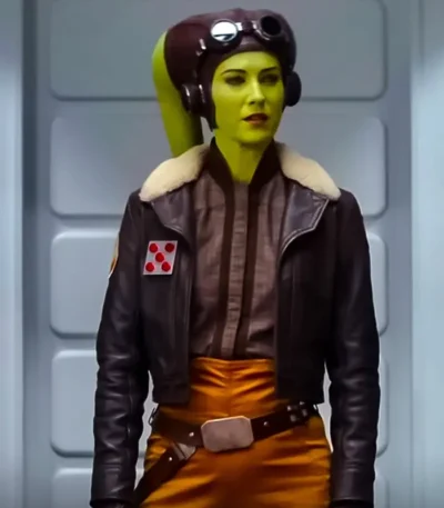 Ahsoka 2023 Hera Syndulla Fur Brown Jacket