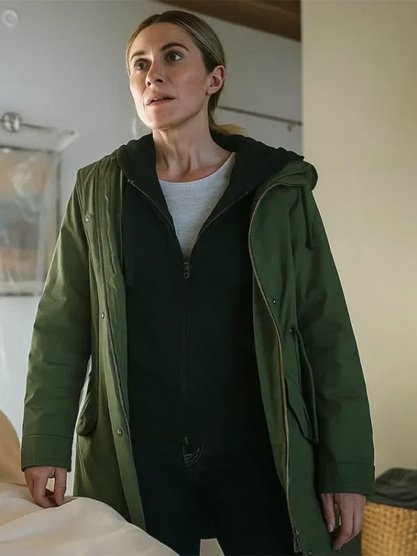 Alexa PenaVega Before Your Father Finds Us Green Coat