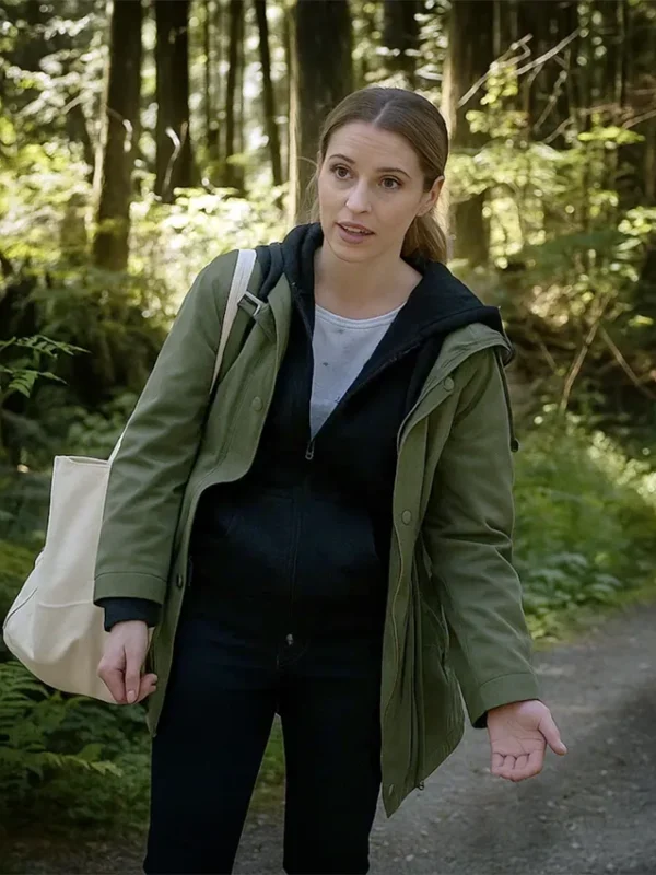 Alexa PenaVega Before Your Father Finds Us Green Coat