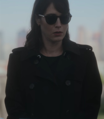 Alexandra Mullen Zero Day S01 Black Trench Coat