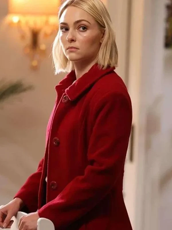 Alice Morris Grosse Pointe Garden Society Red Wool Coat